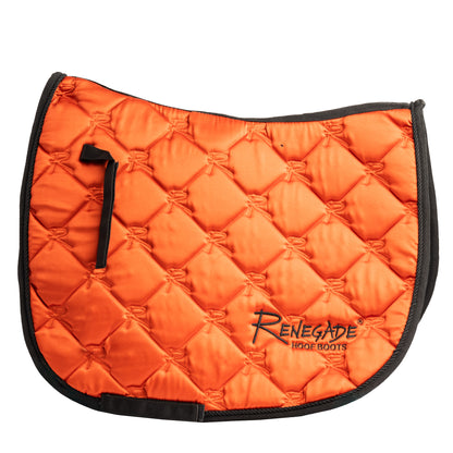 Renegade® Universal English Saddle Pad - Copper/Black Trim