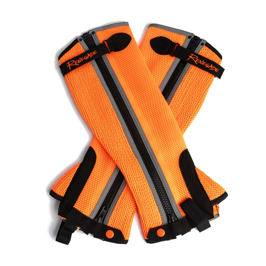 Renegade® Breathable Mesh Half Chaps -- Orange