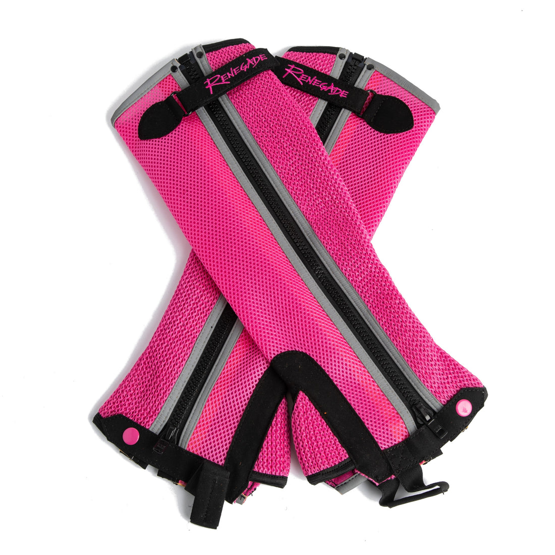 Renegade® Breathable Mesh Half Chaps -- Pink