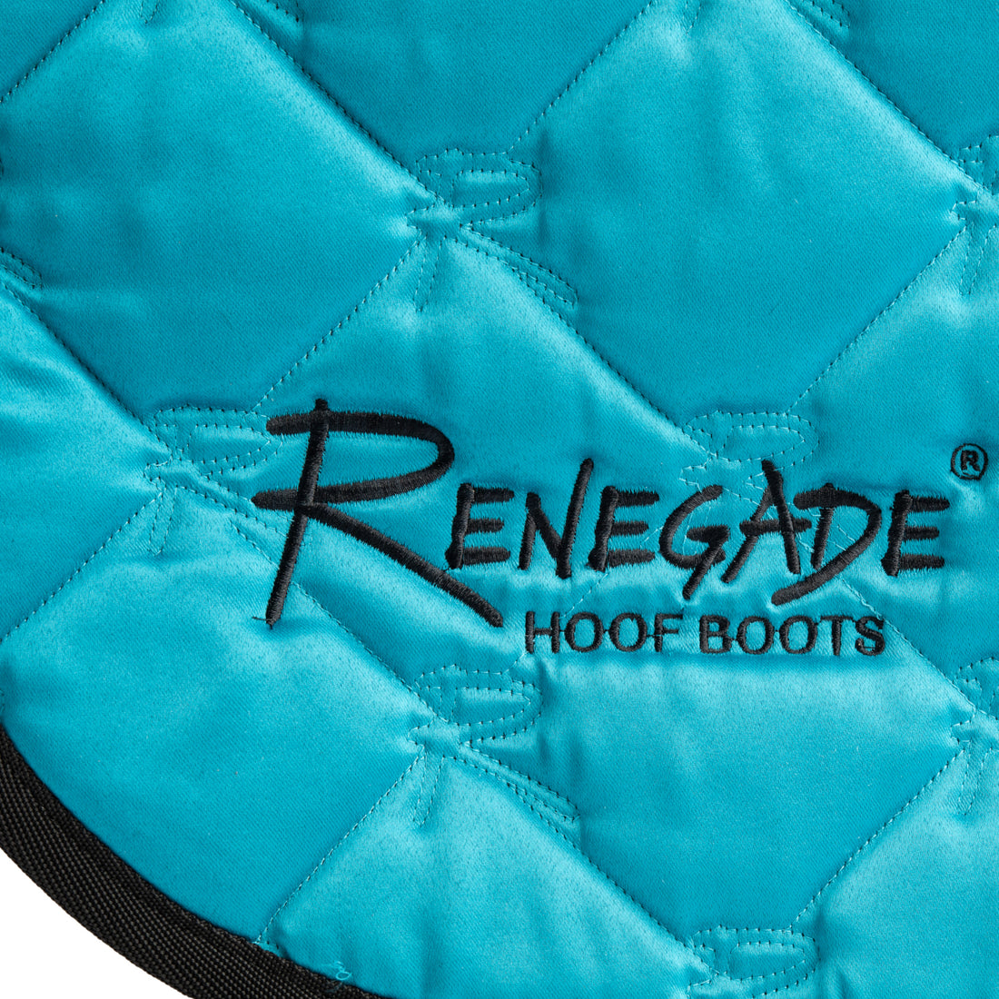 Renegade® Universal English Saddle Pad - Turquoise/Black Trim