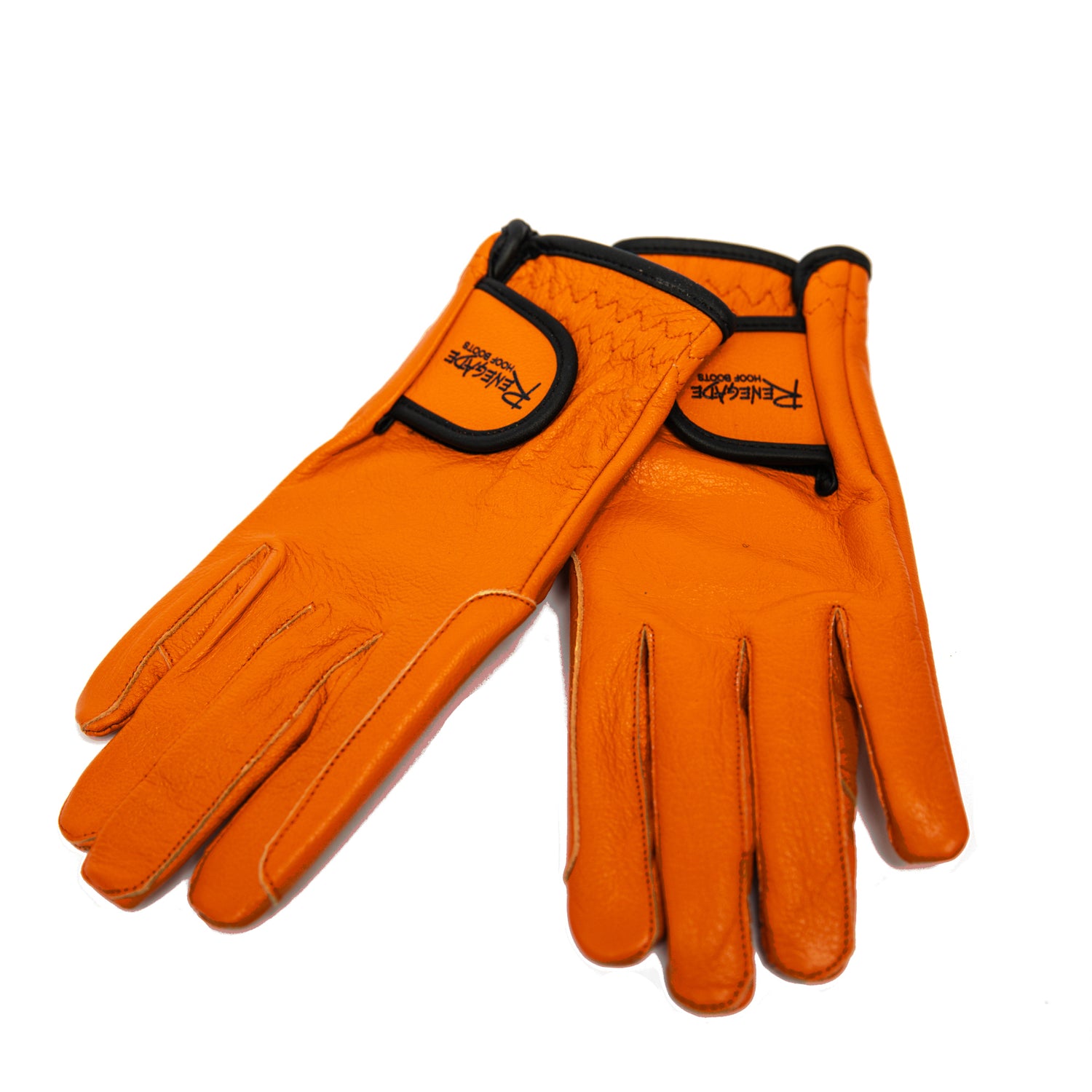 Guantes de montar de cuero Renegade® - Naranja clásico